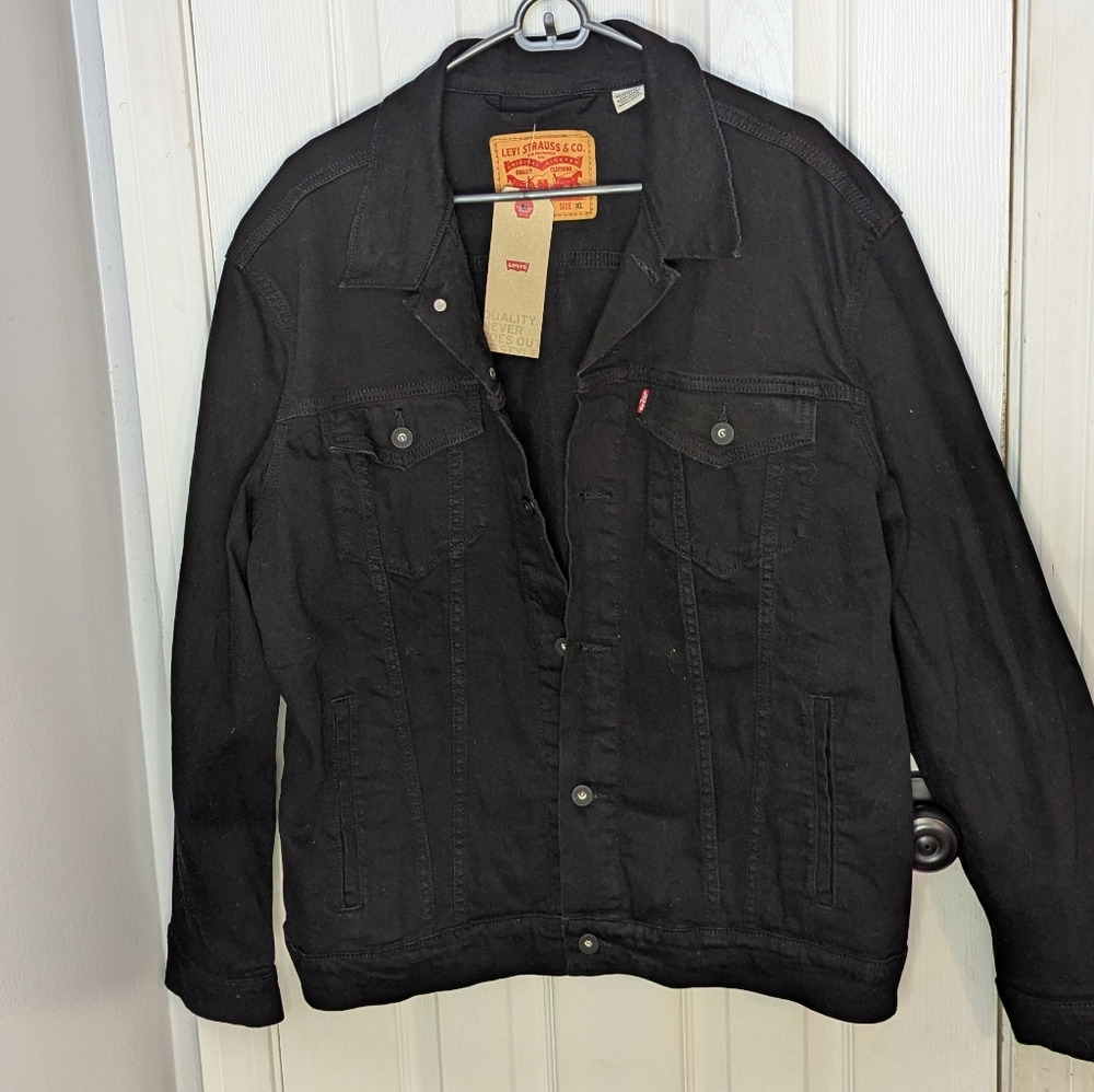 Levi's Men's Classic Black Jacket Size XL
